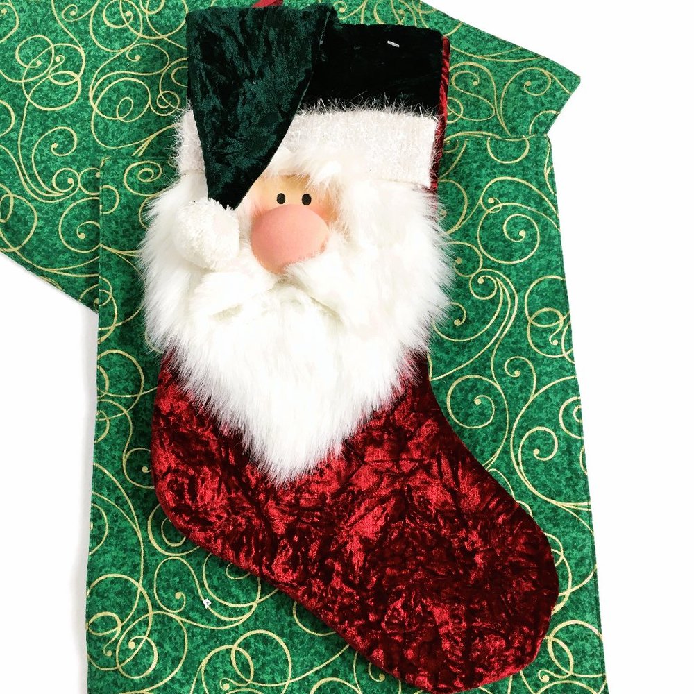 Prima Santa Claus Christmas Stocking NWOT